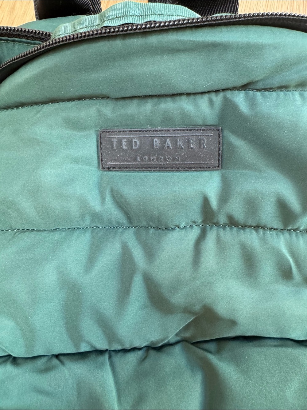 Ted Baker Dark Green  Backpack with Black Trim